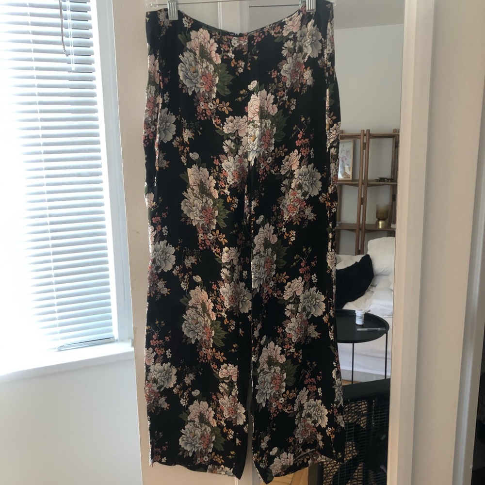 Reformation Floral Print Pants
